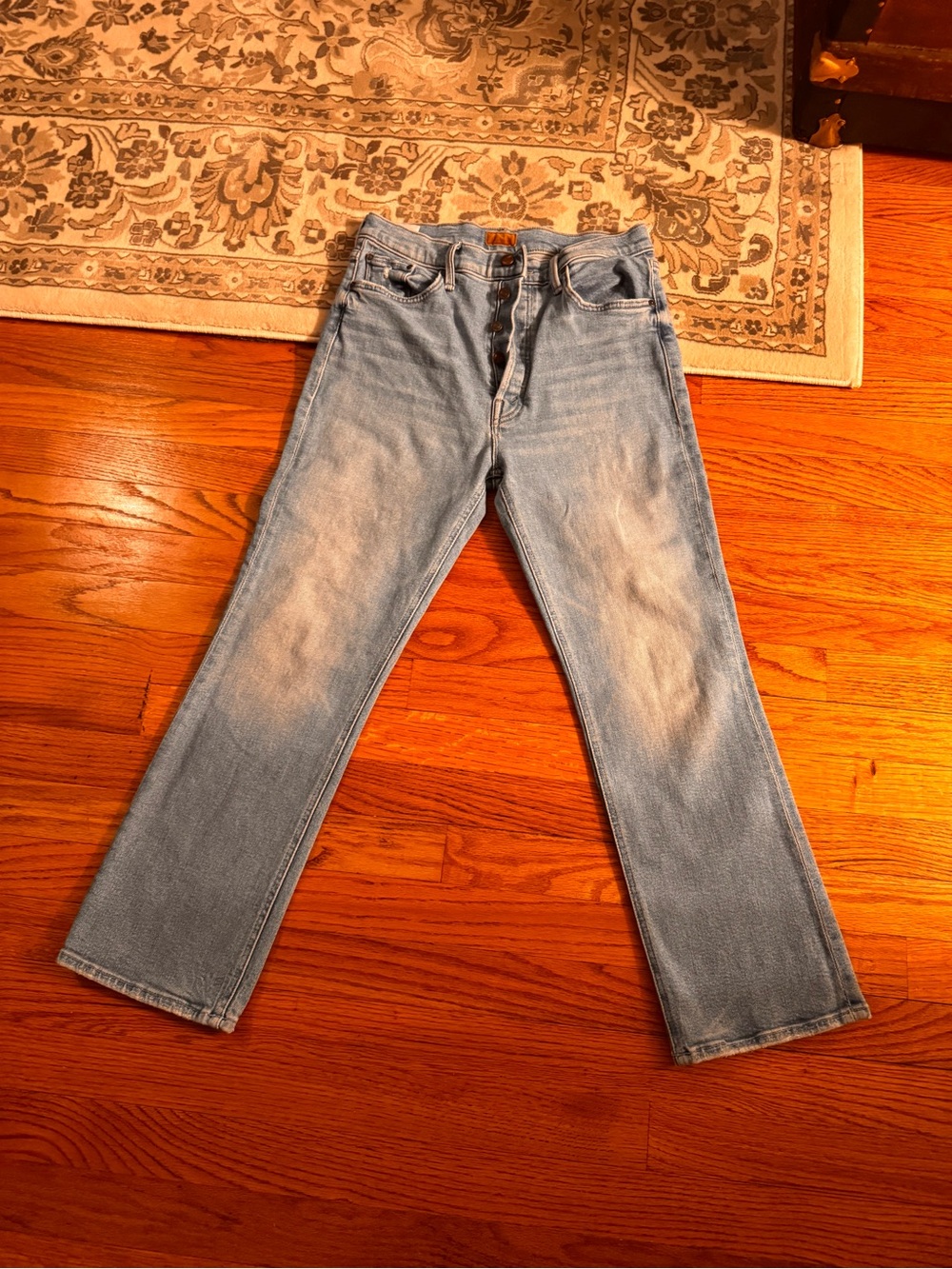 MOTHER Light Blue Men’s Straight Jeans
